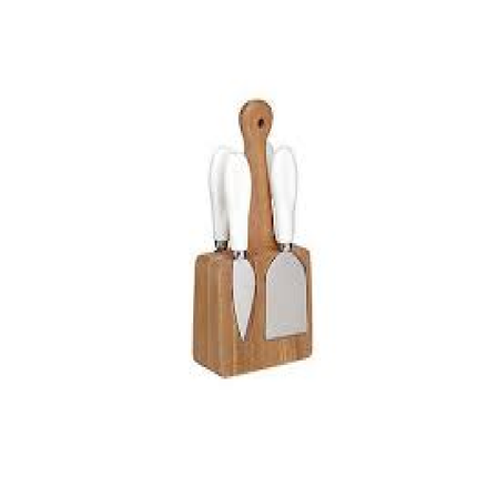 ART CHEESE KNIFE SET OF 5 S/STEEL