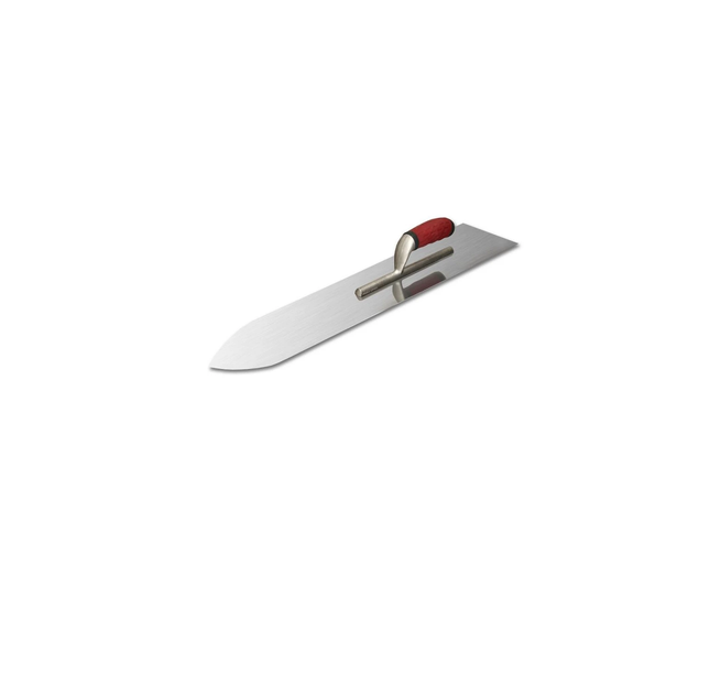 French trowel, red handle, 60 cm