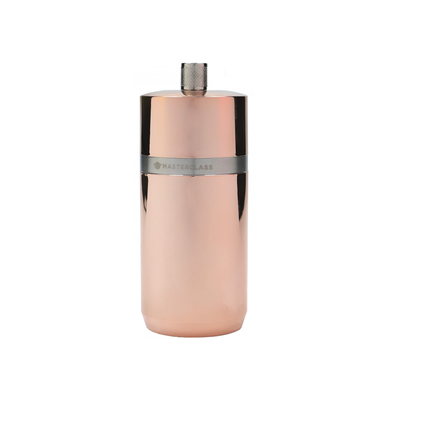 MASTERCLASS PEPPER OR SALT GRINDER, PLASTIC, COPPER EFFECT, 12 CM