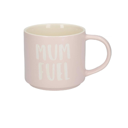 CREATIVE TOPS MUM MUG WITH MUM FUEL , CERAMIC, PINK, 450 ML