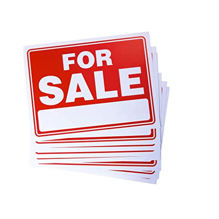 Warning sign (for sale).