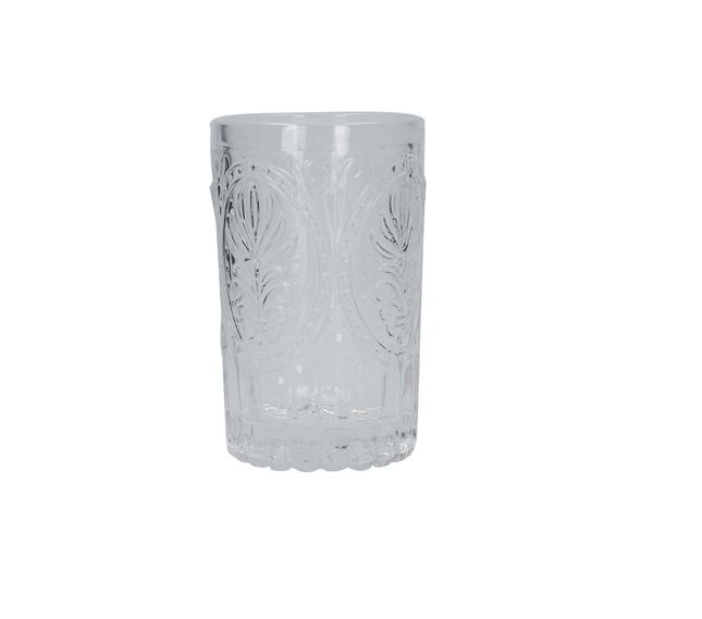 CLEAR GLASS TUMBLER