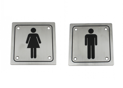 Toilet guidance signs
