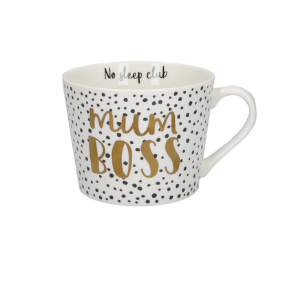 CREATIVE TOPS C000257 AVA & I MUG WITH 'MUM BOSS' DESIGN, CERAMIC