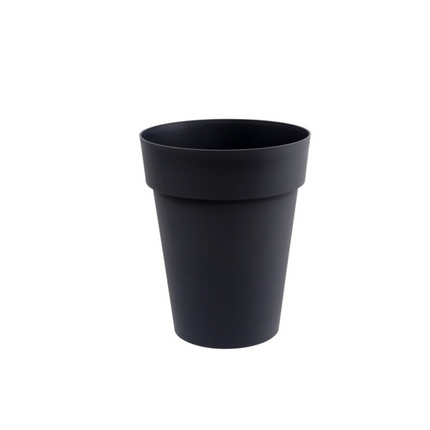 EDA ANTHRACITE ROUND VASE 50L 44*53CM