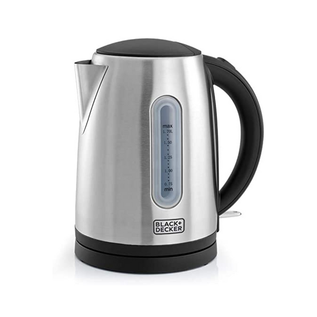 BLACK AND DECKER 1.7 LITER STAINLESS STEEL ELECTRIC KETTLE