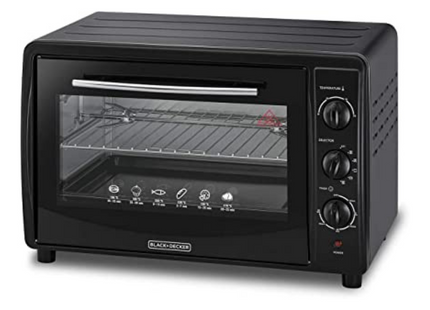 BLACK & DECKER 45L TOASTER OVEN WITH ROTISSERIE FOR TOASTING/ BAKING/ BROILING BLACK TRO45RDG-B5