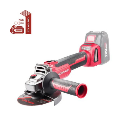 WORCRAFT CAG CORDLESS BRUSHLESS ANGLE GRINDER S20LiBH-125B 20V