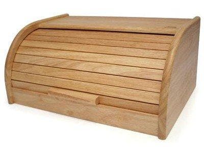 Billy bread box with wooden handle