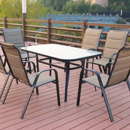 LUXURY GARDEN DINING SET - 7 PIECES