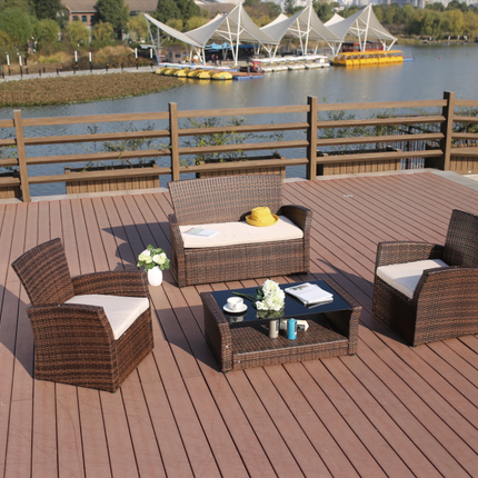 LUXURY GARDEN SEATING SET - 4 PIECES