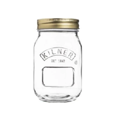 1 liter jar with gold lid