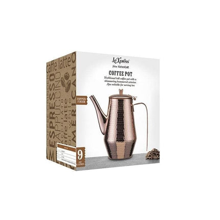 Le Xpress Hammered Copper Finish Teapot - Mega Hardware