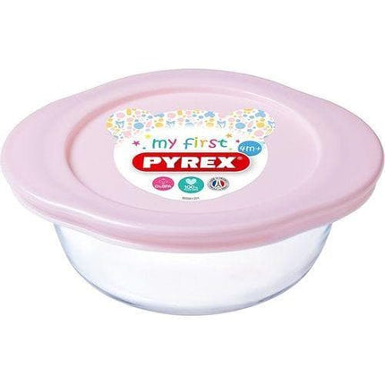 حافظة طعام ماي فيرست الدائري بغطاء 350 مل