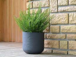EDA ROUND PLANTER-ANTHRACITE GREY 32.5L 40*38.5*36.8CM