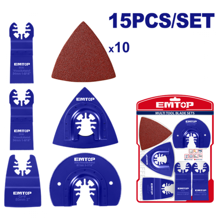 EMTOP MULTI TOOL BLADE SET EMTB1501