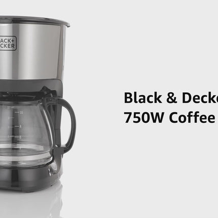 Black & Decker, coffee maker, capable of preparing 10 cups, with a pow – Mega Hardware