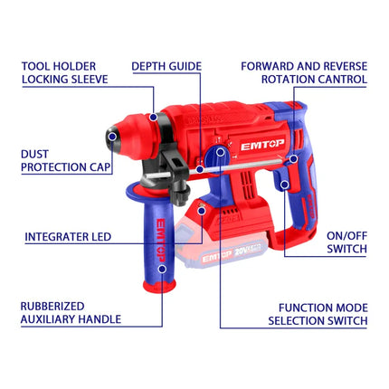 همر دوران وتكسير امتوب 20فولت