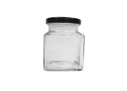 HABANNAKEH Tins square glass jars||مرطبان
