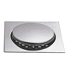 HOTIC Plumbing Tools S.Steel Pop Floor Drain||مصفاة