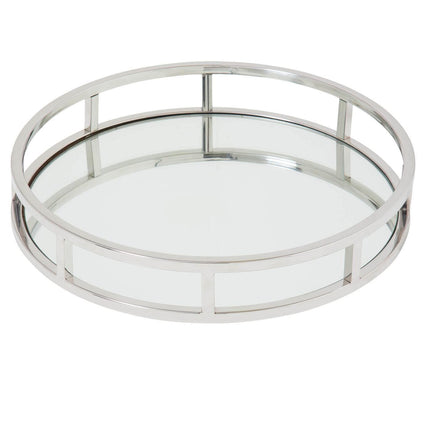 MEDIUM ROUND MIRROR TRAY   40 X 7 - Mega Hardware