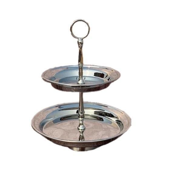 2 TIER CAKE STAND 18X23 cm - Mega Hardware