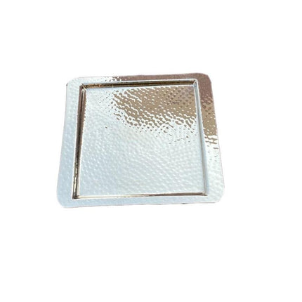MEDIUM SQUARE HAMMERED TRAY29 X 26 X 2 - Mega Hardware