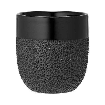 CAFE TEXTURED BLACK TUMBLER