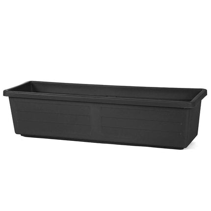 قوار نباتات رمادي غامق 12 لتر 60 سم