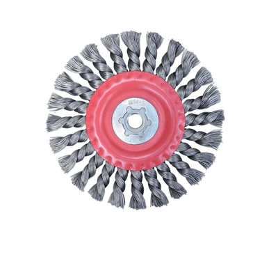 JAZ Core cutter, Drills & Polishing tools Wire Wheel Twist Knot 175mm x 12mm x 0.5mm – 22mm  || فرشاة سلك دائرية