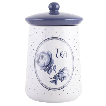 KA VINTAGE INDIGO CERAMIC TEA JAR