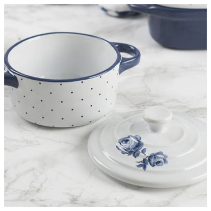 KA VINTAGE INDIGO MINI RND CASSERLE DISH