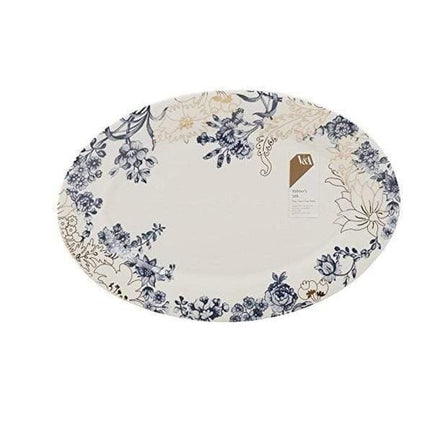 Lily's Home Cups Victoria and Albert V&A Museum, Porcelain Plate, Palmers Silk Collection, Porcelain, White, 3 x 34.5 x 24 cm