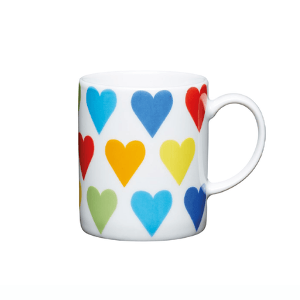 Lily's Home Kitchen craft Set of 6 KitchenCraft 80ml Porcelain Hearts Espresso Cup