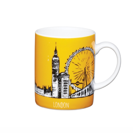 Lily's Home Kitchen craft Set of 6 KitchenCraft 80ml Porcelain London Espresso Cup