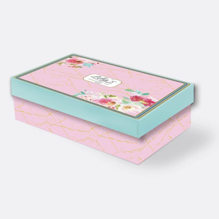 Lily's Home Lilys Cup Ceramic Ceramic Coffee  Cup With Saucer - 6 Pieces