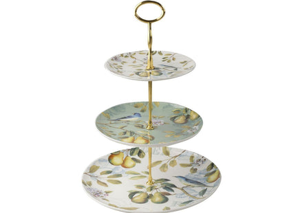 Lily's Home Serving Utensils 80 Points The English Table Spring Fruits 3 Tier Cake Stand (β)