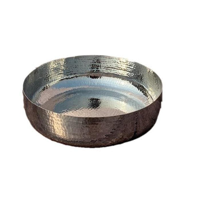 Lily's Home Silverware LARGE ROUND BOWL 28X7 cm STAINLESS STEEL ROUND BOWL   28X7 cm