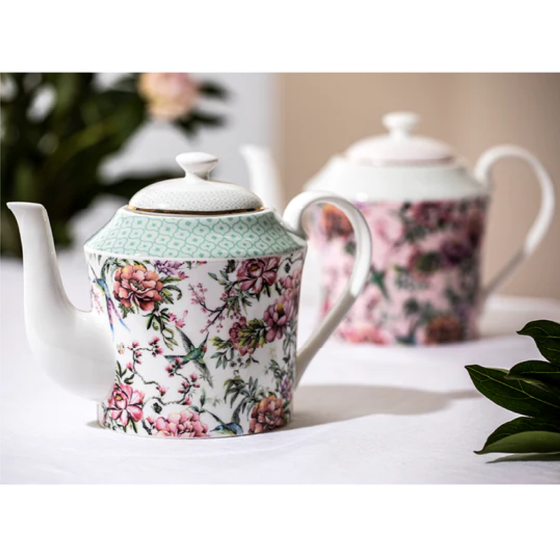 CHINOISERIE PINK 600ML INFUSER TEAPOT