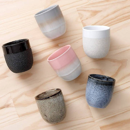 CAFE TEXTURED BLACK TUMBLER