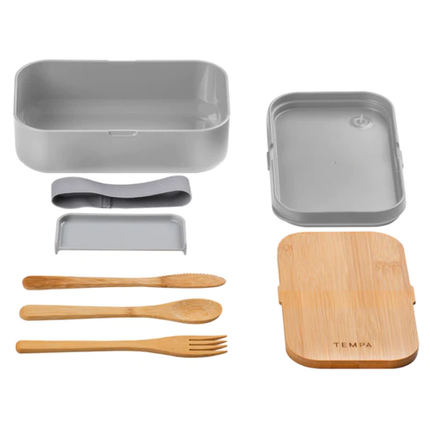 TEMPA BENTO GREY LUNCH BOX