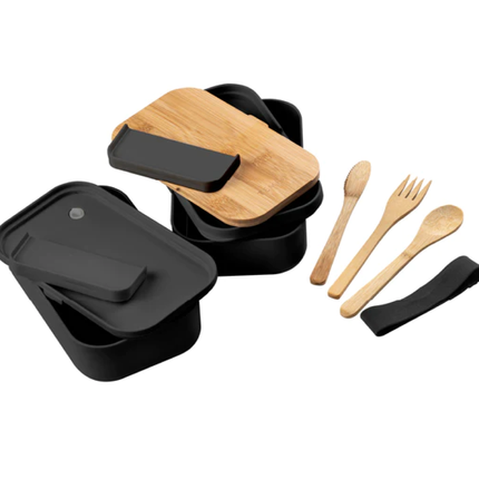 TEMPA BENTO BLACK LUNCH BOX