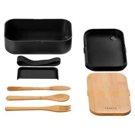 TEMPA BENTO BLACK LUNCH BOX