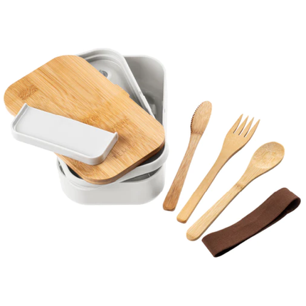 TEMPA BENTO WHITE LUNCH BOX