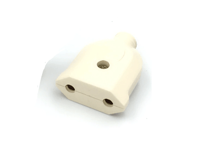 Mega Hardware Electrical connectors & Power Extensions SOCKET 10 A,WHITE, 2 POLE , MADE IN ITALY