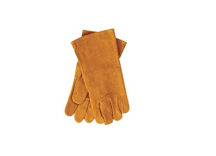 Mega Hardware Safety Items Welding Leather Gloves || كفوف حراريه
