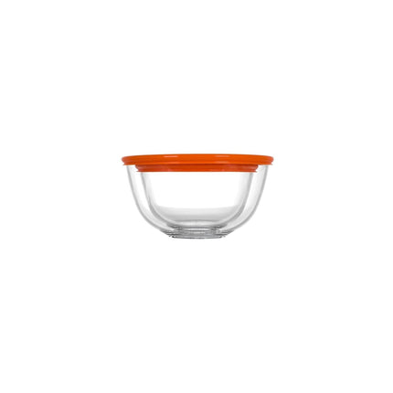 طبق طهي وتخزين بايركس مع غطاء  21 سم + 16 سم