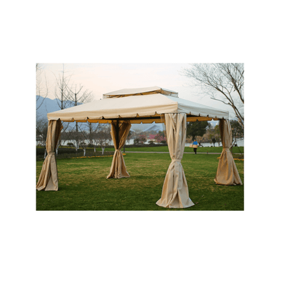 Outdoor Furniture Garden Accessories Taupe Gazebo 3 X 3 X 2.6M خيمة 3*3*2.6 متر