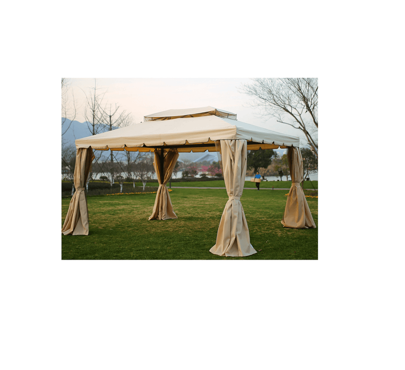 Outdoor Furniture Garden Accessories Taupe Gazebo 3 X 3 X 2.6M خيمة 3*3*2.6 متر