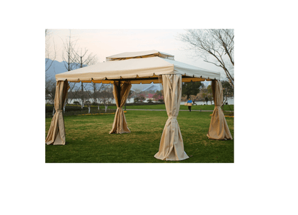Outdoor Furniture Garden Accessories Taupe Gazebo 3 X 4 X 2.6M خيمة 3*4*2.6 متر